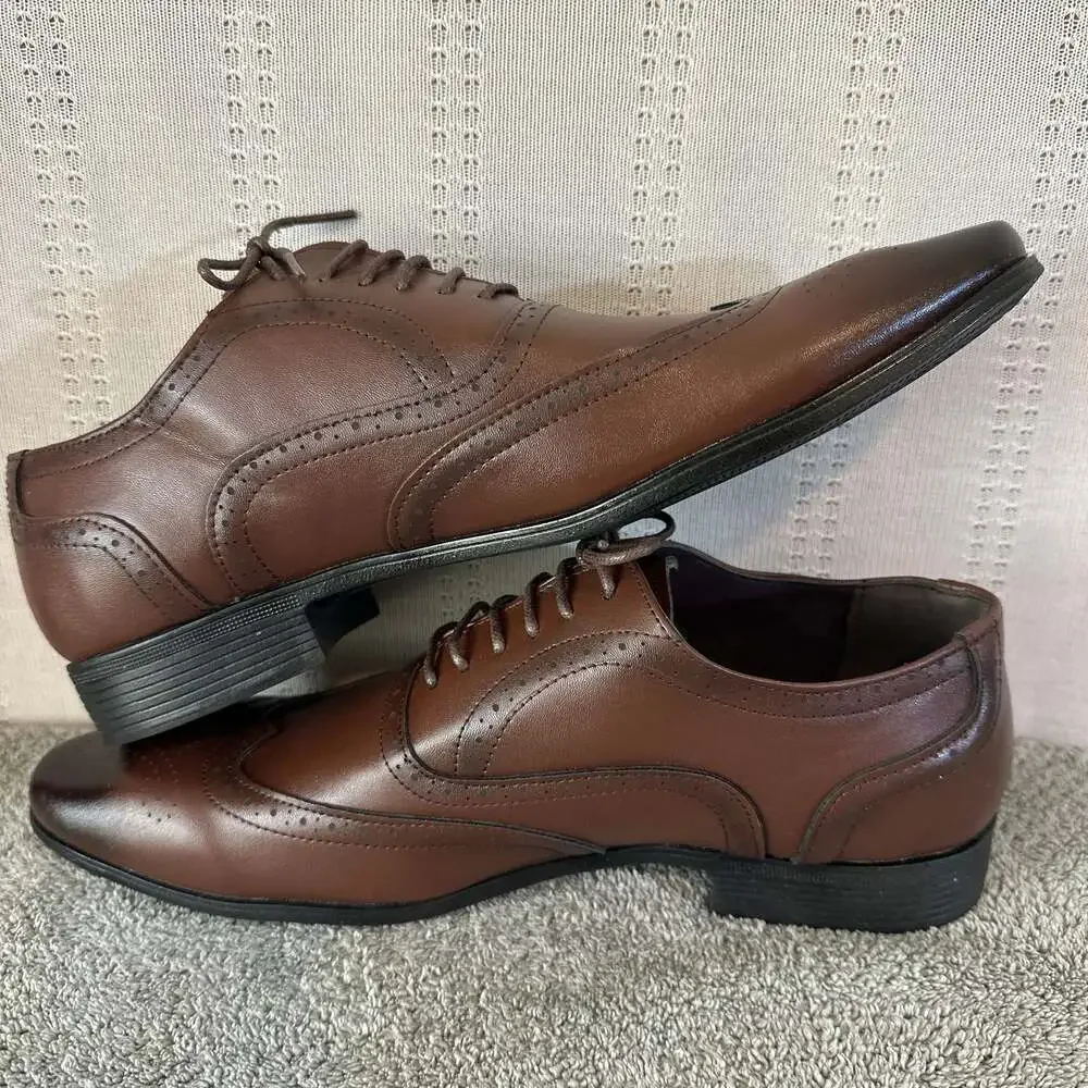 LOUIS STITCH Men's Formal Lace-up Oxford Shoes